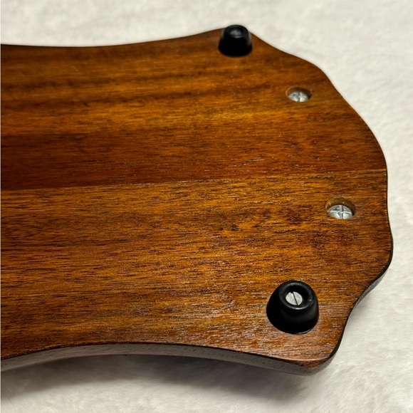 Vintage Himark Wooden MCM Cheese Tray Charcuterie Board Ceramic Tile w/Handles - Picture 11 of 16